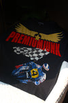 Premiumjunk Crop Racing Tee (Black)