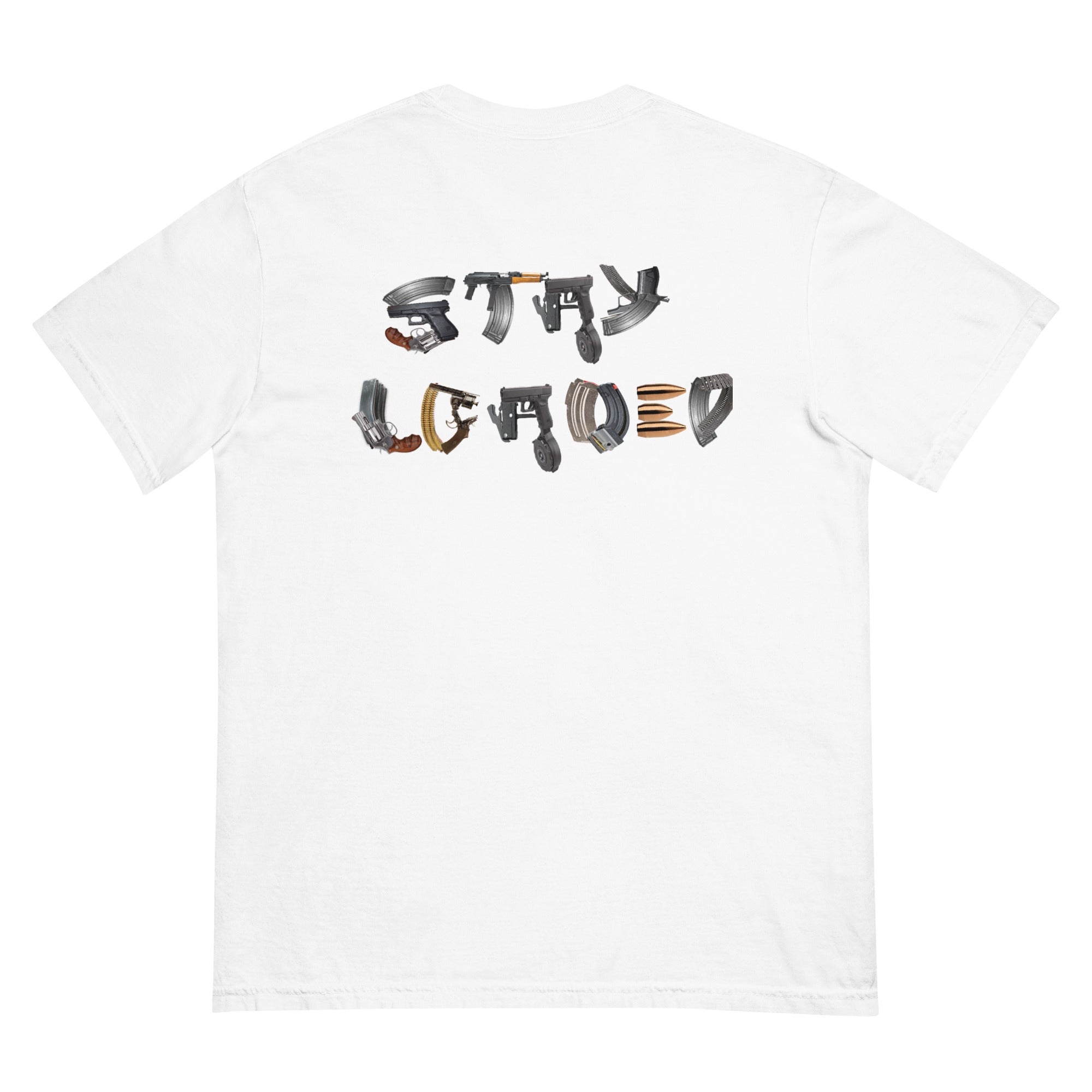 Premiumjunk Stay Loaded Guns garment-dyed heavyweight t-shirt