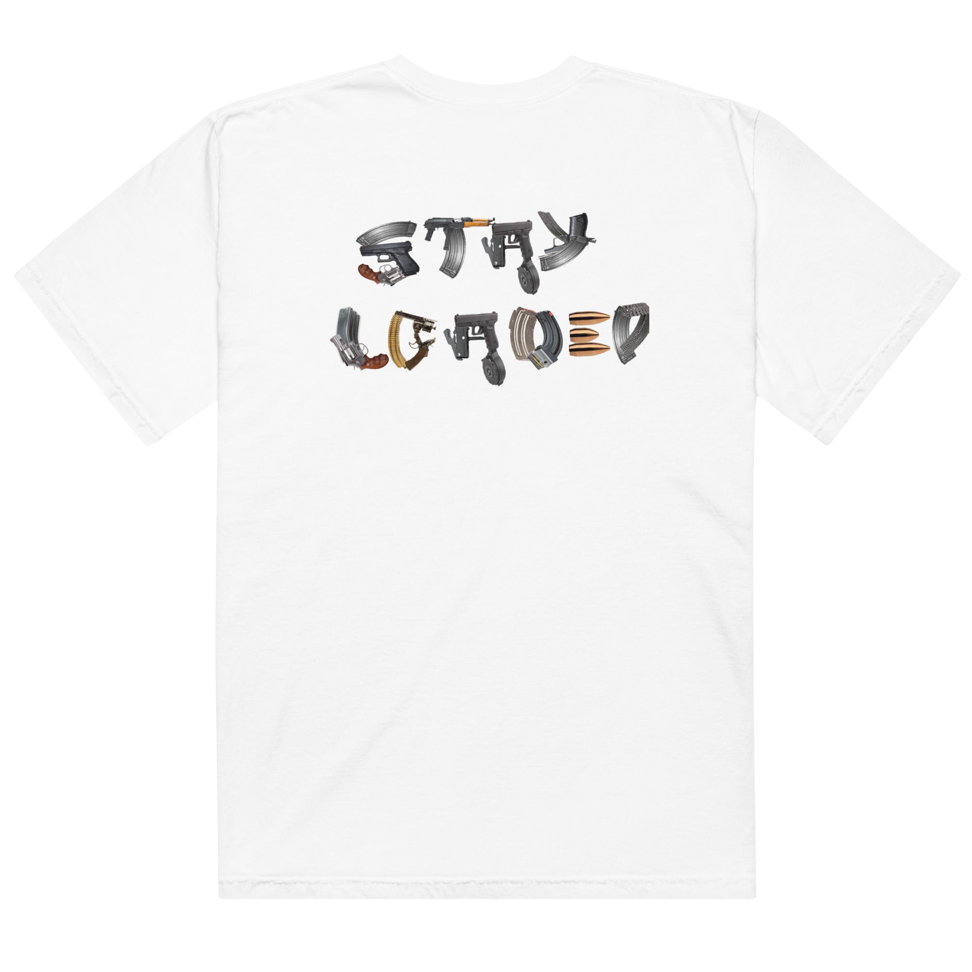 Premiumjunk Stay Loaded Guns garment-dyed heavyweight t-shirt