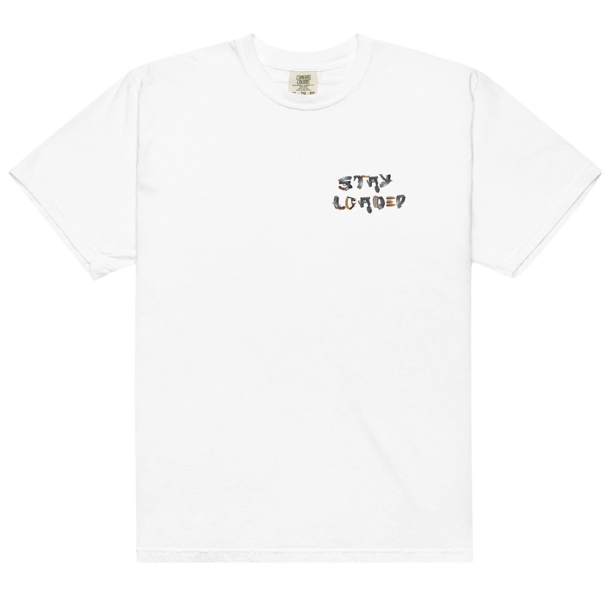 Premiumjunk Stay Loaded Guns garment-dyed heavyweight t-shirt