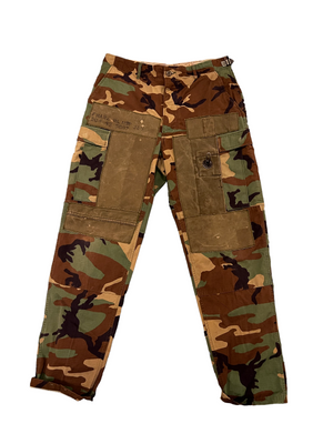 Reconstructed BDU Camo Pants