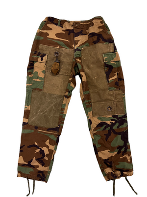 Reconstructed BDU Camo Pants