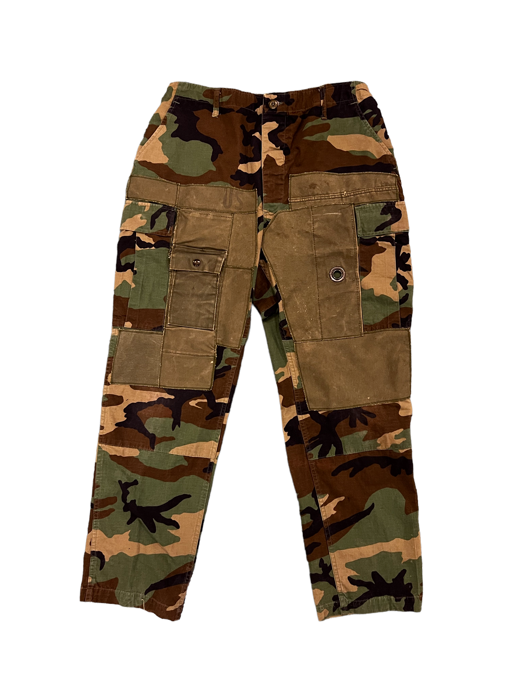 Reconstructed BDU Camo Pants