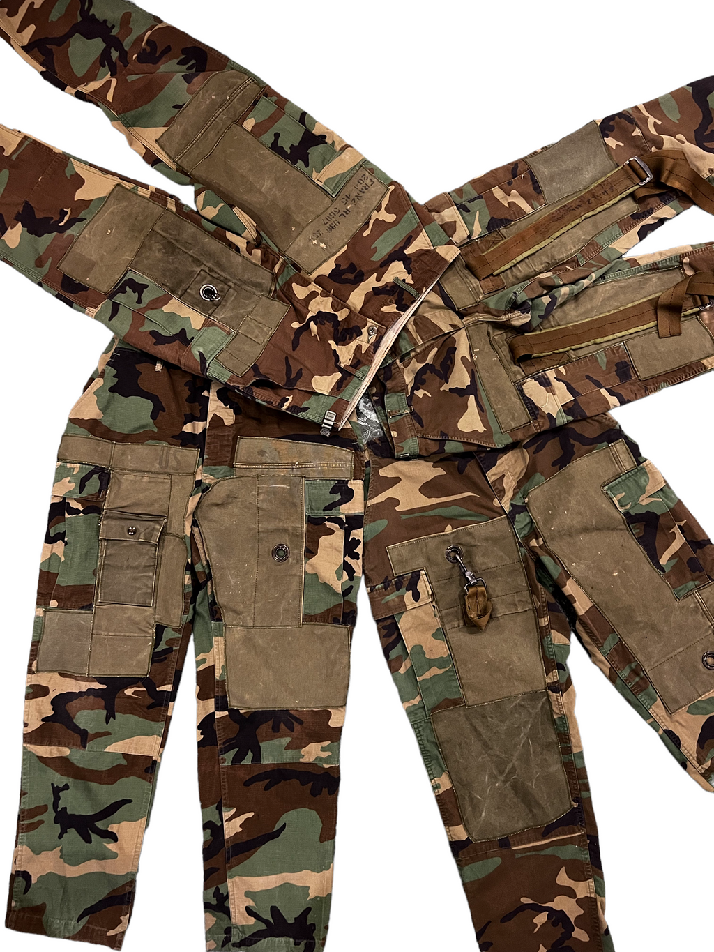 Reconstructed BDU Camo Pants