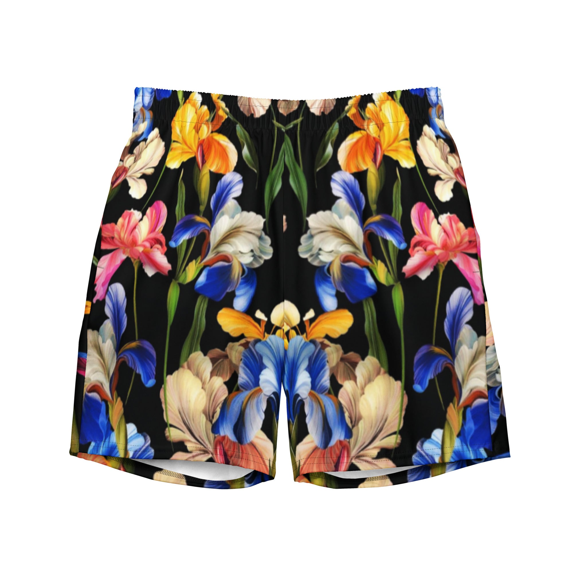 Premiumjunk Men's floral swim trunks