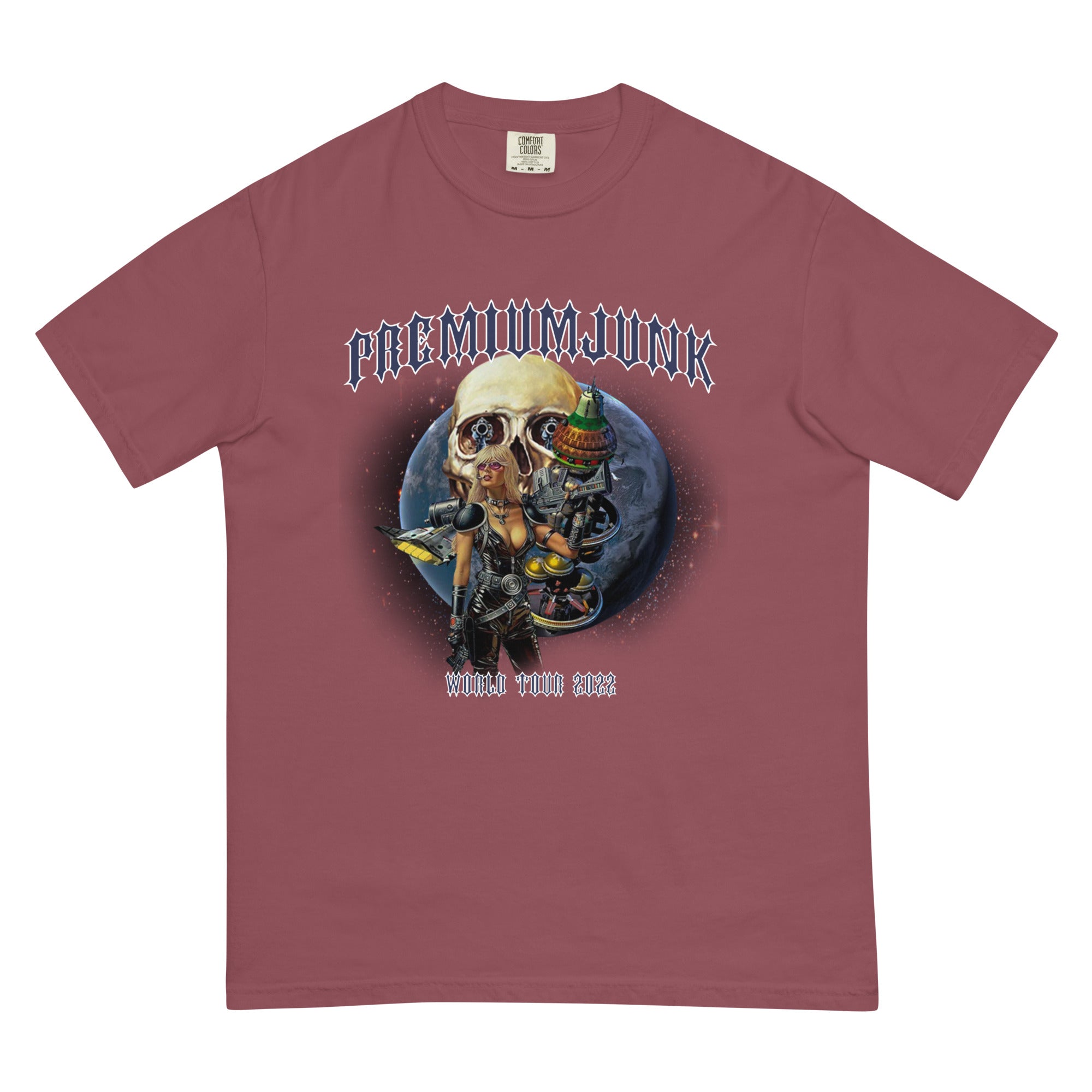 Premiumjunk "World Tour" garment-dyed heavyweight t-shirt