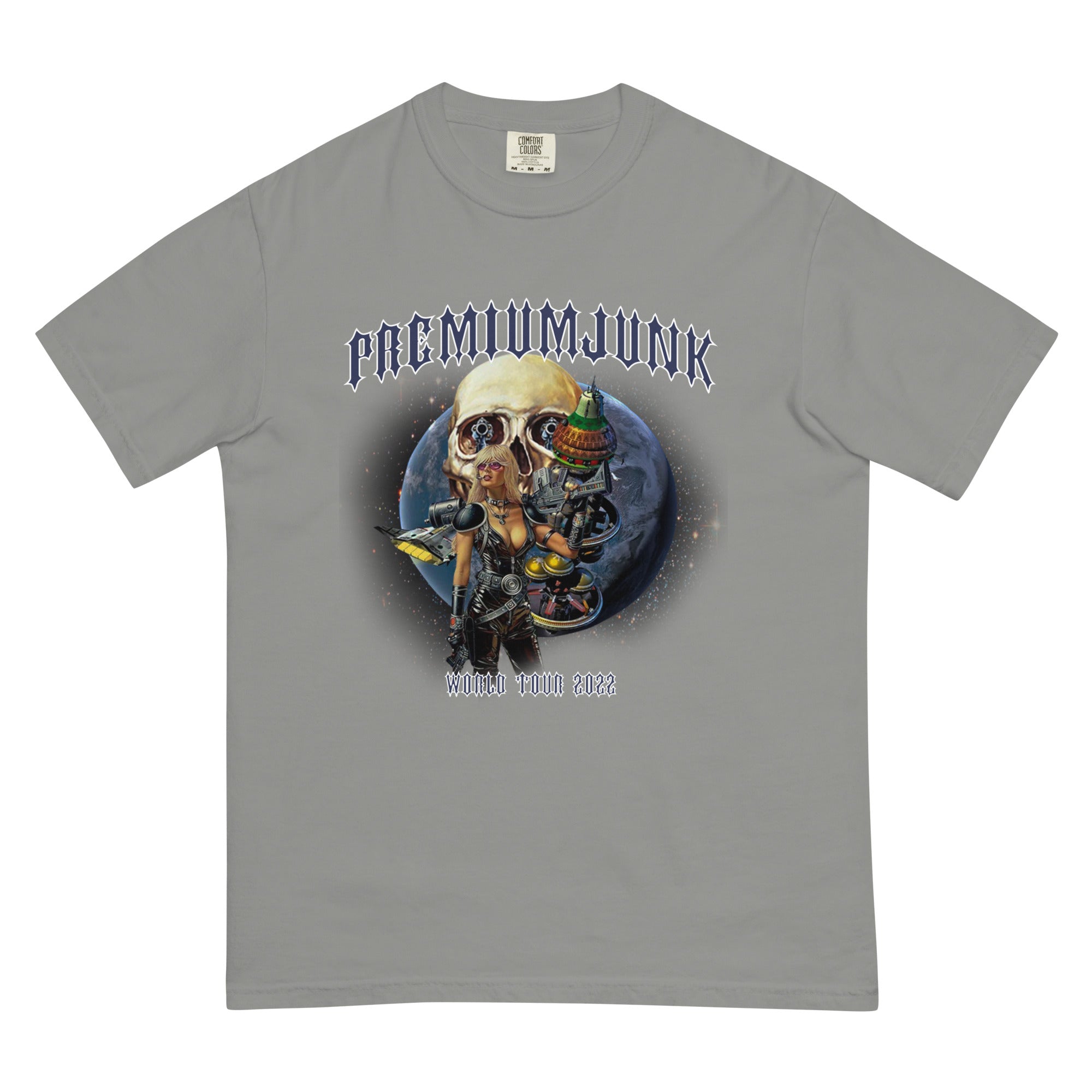 Premiumjunk "World Tour" garment-dyed heavyweight t-shirt