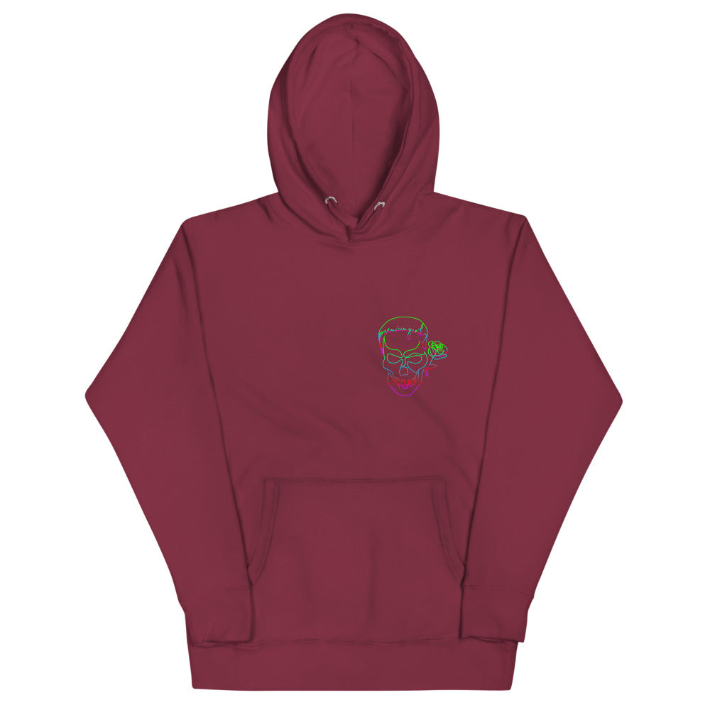 Neon Skull Unisex Hoodie