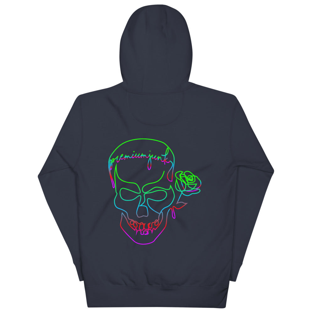 Neon Skull Unisex Hoodie