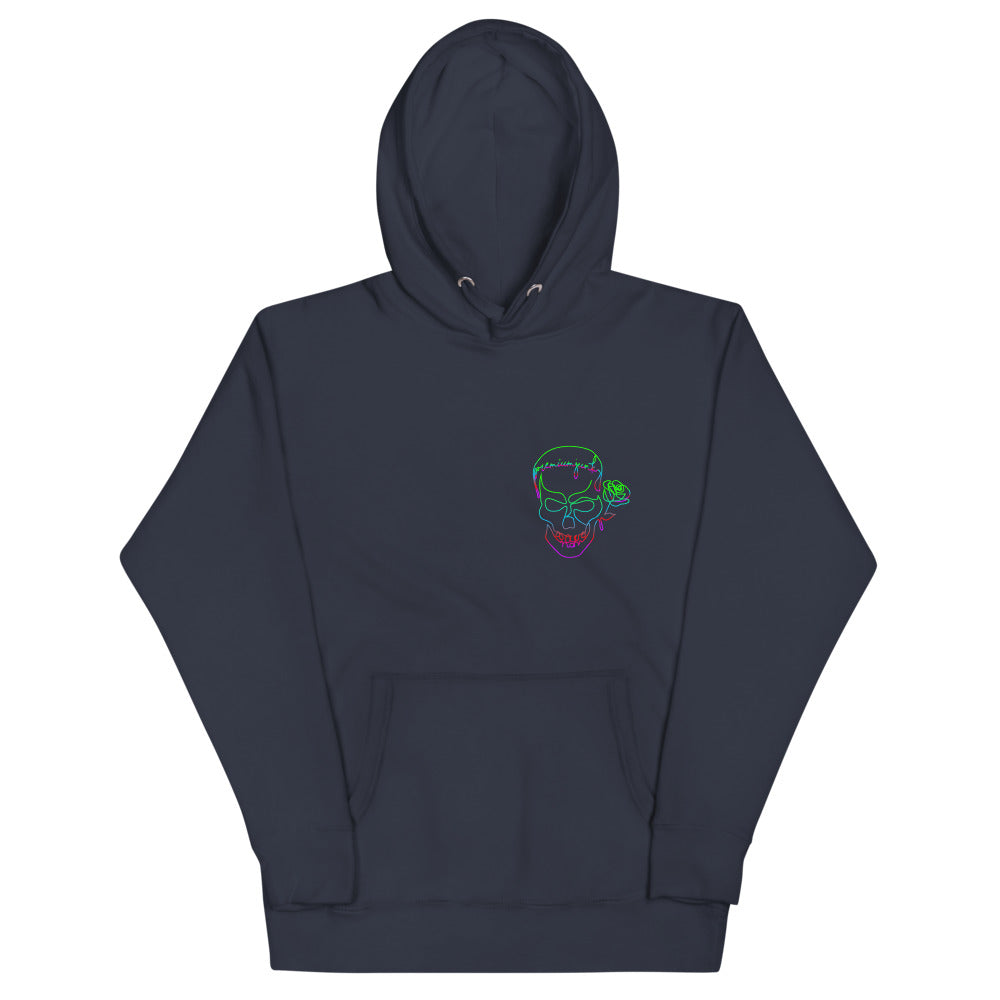 Neon Skull Unisex Hoodie