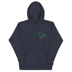 Neon Skull Unisex Hoodie