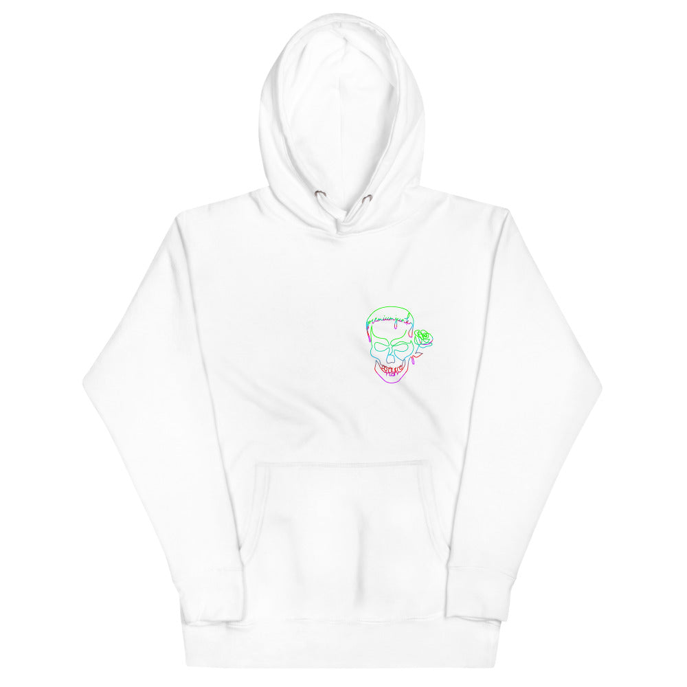 Neon Skull Unisex Hoodie